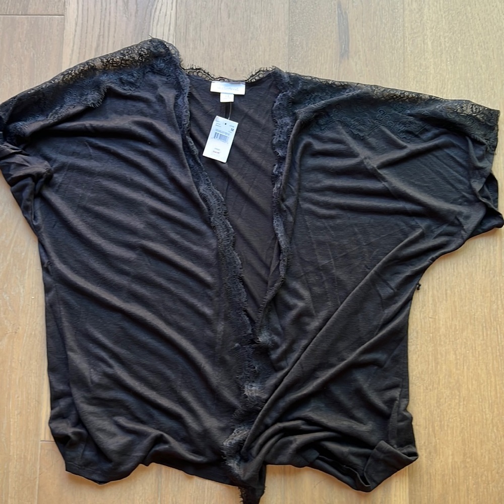 NWT Motherhood Maternity sheer black covering